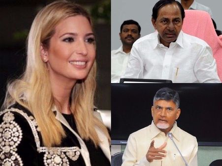 హైదరాబాద్‌కు ఇవాంక: చంద్రబాబుపై కెసిఆర్ ఆధిపత్యం?