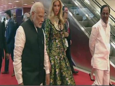 హైదరాబాద్ బిర్యానీ, టీ అమ్ముకున్న మోడీ, భారత్ మాకు ఆదర్శం: ఇవాంకా