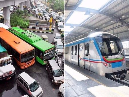 హైద్రాబాద్ మెట్రో రైలు: నో పార్కింగ్ ఏరియా, లిక్కర్‌ బాటిల్‌తో రైలులోకి