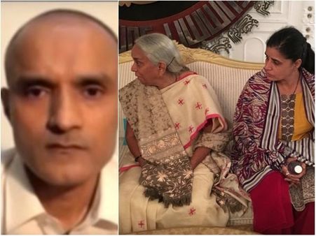 భారీ భద్రతా ఏర్పట్ల మధ్య పాక్ జైల్లో కులభూషణ్ జాదవ్‌ను కలిసిన తల్లి, భార్య