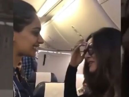 ఆల్ ది బెస్ట్: మానుషి ఛిల్లర్‌కు సుస్మితా సేన్ సలహలు:వీడియో వైరల్