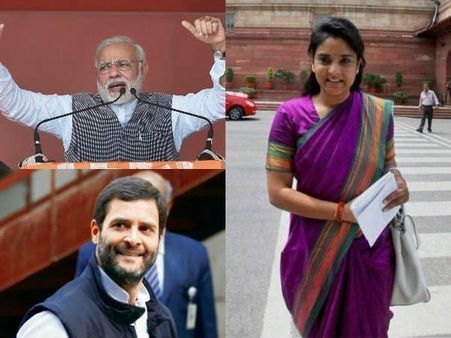 బీజేపీతో ఢీ, మోడీకి గుజరాత్ చేదు: రాహుల్ గాంధీ వెనుక నటి రమ్య