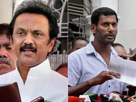 విశాల్ నామినేషన్ తిరస్కరణ కుట్రే, కుమ్ముక్కు: స్టాలిన్