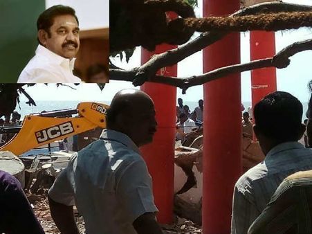 కుప్పకూలిన గుడి పైకప్పు, దుర్మరణం: రూ. 5 లక్షల పరిహారం, సీఎం పళనిస్వామి !