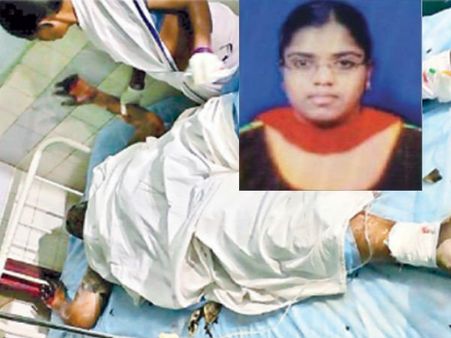 ఎన్నో అనుమానాలు: ఈవినింగ్ వాక్ వెళ్లిన యువతికి నిప్పంటించారు, మృతి