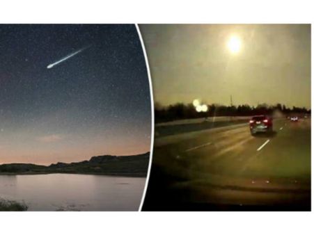 అమెరికాను వణికించిన ఉల్కాపాతం! (వీడియో)