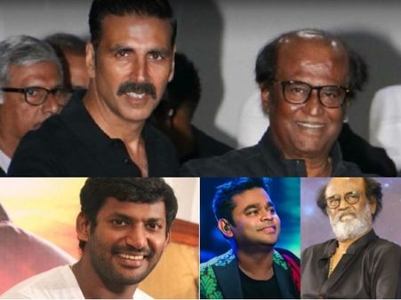 రజినీ! గుడ్ లీడర్: అక్షయ్, మద్దతుగా 234స్థానాల్లో విశాల్ ప్రచారం, రెహమాన్ సపోర్ట్