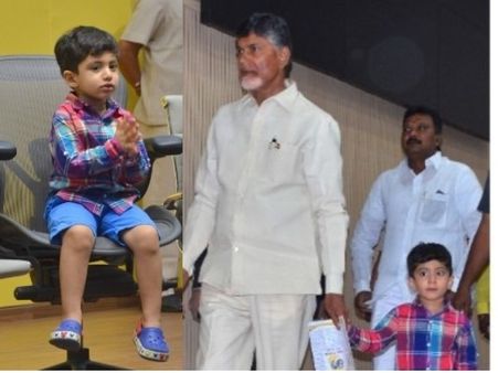 ఆ ఘనత టీడీపీదే, ఎన్టీఆర్ అలా.. నేనిలా: బాబు, తాతతో దేవాన్ష్ సందడి(పిక్చర్స్)