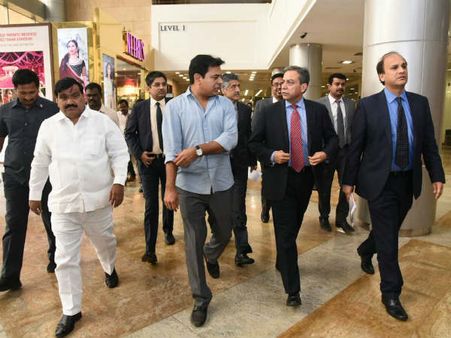 కేటీఆర్ చొరవ: ఆదిభట్లలో జీఈ-టాటా ఏరో ఇంజిన్ల పరిశ్రమకు శంకుస్థాపన(పిక్చర్స్)