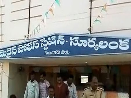 నల్గొండ సీఐ...ఆంధ్రాలో ఇక్కడ ఇలా దొరికిండు