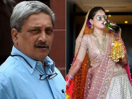 భయమేస్తోందని పారికర్: బీరు తాగుతూ.. దిమ్మతిరిగే షాకిచ్చిన అమ్మాయిలు