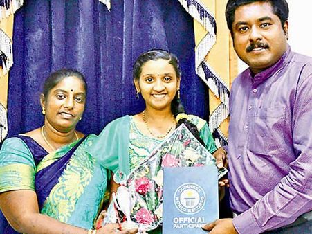 గిన్నిస్‌బుక్‌లోకి ఎక్కిన గుంటూరు విద్యార్థిని...నృత్య రీతుల్లో విశేష ప్రతిభ