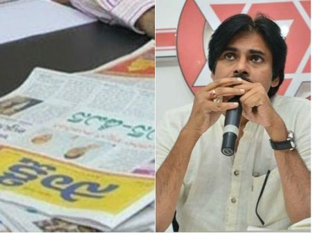 పవన్ వ్యూహం అదేనా: దుమ్మెత్తిపోసిన సాక్షి, అజ్ఞాతవాసికి ముడిపెట్టి..