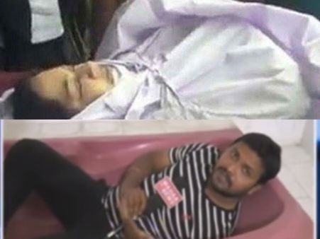 శ్రీదేవి మృతిపై టీవీల్లో సర్కస్ ఫీట్లు అంటూ విమర్శలు: బాత్ టబ్‌లోకి దిగుతూ..