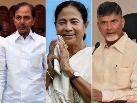 ఎపిలో చిక్కుపడిన బాబు: కెసిఆర్ దూకుడు, మమతాతో భేటీ