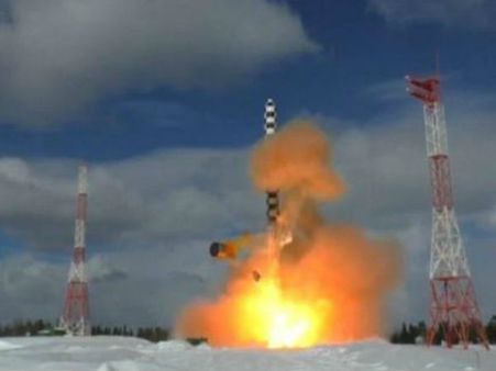 రష్యా అమ్ములపొదిలో సర్మట్ క్షిపణి