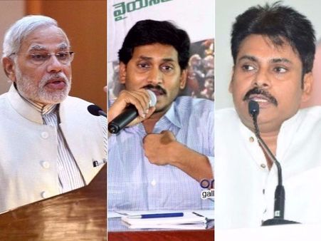 మోడీ, జగన్, పవన్‌కల్యాణ్‌ల ఫ్లెక్సీలు దహనం చేసిన టిడిపి కార్యకర్తలు