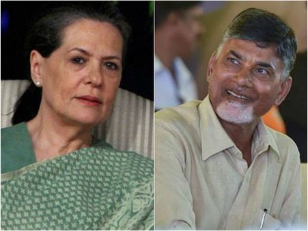 కాంగ్రెస్‌తో చంద్రబాబు దోస్తీ: సోనియా విందుకు టిడిపి