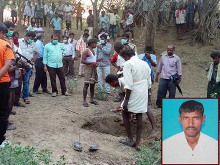 సంచలనం:శవం కోసం తవ్వితే గొర్రె కళేబరం...శరీరభాగమే హంతకులను పట్టించింది