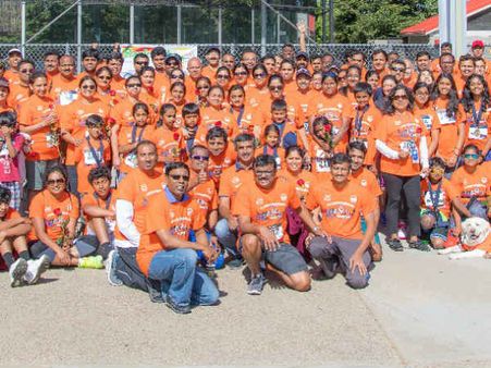 శాక్రమెంటొలో దిగ్విజయంగా 5కె రన్/వాక్ కార్యక్రమం..