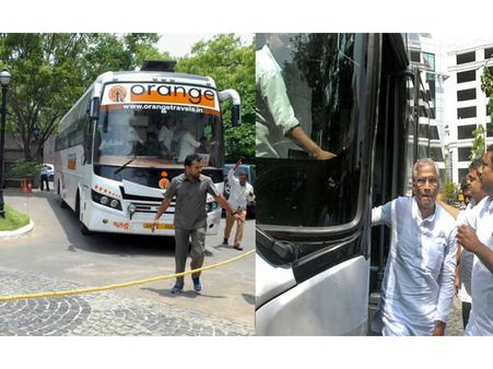 మూడు ప్లాన్స్: ఎమ్మెల్యేల తరలింపుకు కాంగ్రెస్, జేడీఎస్ వ్యూహం?