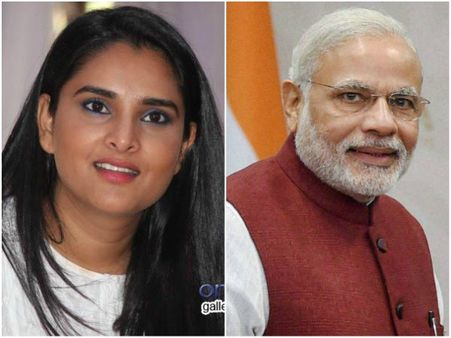 ప్రధాని నరేంద్ర మోడీ జాకెట్ ధర ఎంత అని ట్వీట్ చేసిన నటి రమ్య, ఎవరి క్రిడెట్ కార్డు!