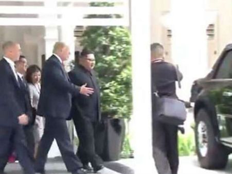 చిగురించిన స్నేహం: అత్యంత సురక్షితమైన ‘బీస్ట్’ లోపలి భాగాన్ని చూపిన ట్రంప్