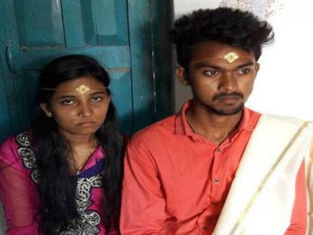 బైక్‌పై ఎత్తుకెళ్లిన ఘటన: ఆ ప్రేమజంట కథ సుఖాంతం, 24 గంటల్లో ఒక్కటైన జంట