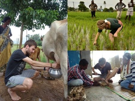 ఏపీ పల్లెల్లో బెల్జియం పర్యాటకులు: గ్రామీణులతో మమేకం, ఏమేం చేశారంటే..(ఫొటోలు)