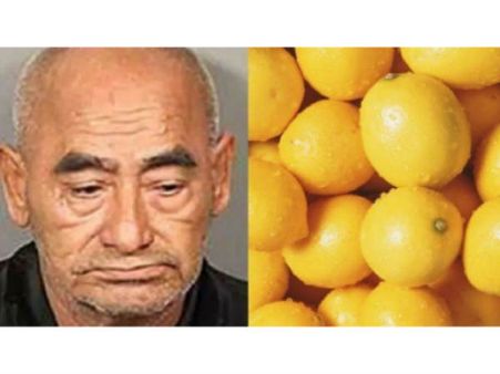 ఆశ్చర్యం: కాలిఫోర్నియాలో నిమ్మకాయలు దొంగిలించి అరెస్టయ్యాడు