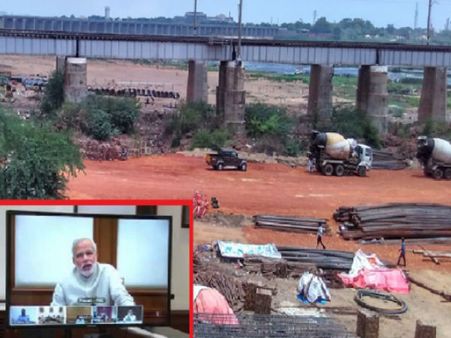 విజయవాడ-గూడూరు రైల్వేలైన్‌ నిర్మాణం: పనుల పురోగతిపై ప్రధాని మోడీ ఆరా