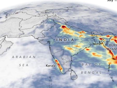 ఉపగ్రహ చిత్రాల సమాచారం: కేరళలో సాధారణం కన్నా 164శాతం అధికంగా వర్షపాతం నమోదు