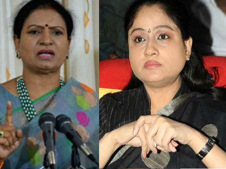 కేసీఆర్ ఇచ్చే డబ్బుపై విజయశాంతి, నా పేరు చెడగొట్టాడు, నా తమ్ముడ్ని ఓడించండి: అరుణ