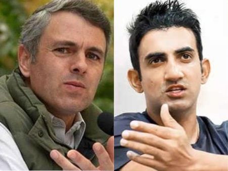 ఉగ్రవాది హతం: ఒమర్, గంభీర్ మధ్య ట్విట్టర్ వార్