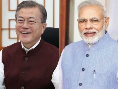 థ్యాంక్స్ మోడీ! గొప్పగా ఉన్నాయి: ‘మోడీ సూట్’లో దక్షిణకొరియా ప్రెసిడెంట్ మూన్ ఆనందం