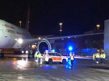 స్వీడెన్‌లో ఎయిర్ ఇండియా విమానంకు తృటిలో తప్పిన ప్రమాదం