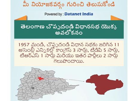 తెలంగాణ అసెంబ్లీ ఎన్నికలు: చొప్పదండి నియోజకవర్గం గురించి తెలుసుకోండి