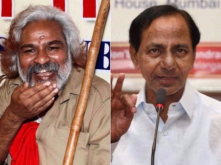 కేసీఆర్ పై గ‌ద్ద‌ర్ గ‌ళం..! ఎన్నిక‌ల ప్ర‌చారంలో ఉర్రూత‌లూగించ‌నున్న పాట‌..!!