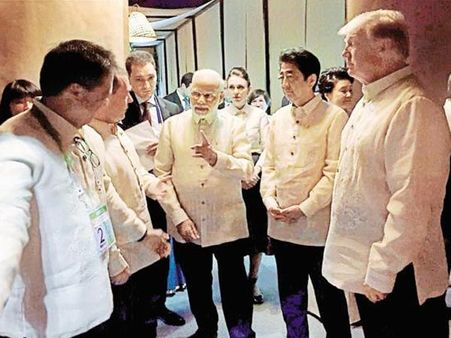 ఒకేసారి మోడీ, షింజో అబేలతో భేటీ కానున్న అమెరికా అధ్యక్షుడు ట్రంప్