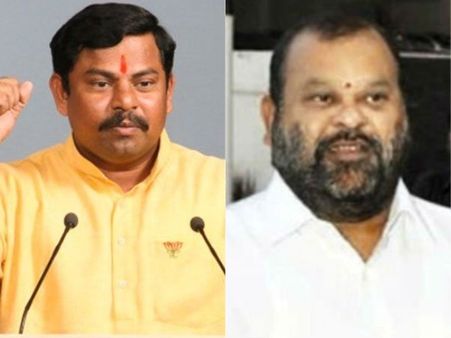 ఆసక్తికరం: రాజాసింగ్ కార్యాలయానికి కాంగ్రెస్ నేత ముఖేష్ గౌడ్, ఎందుకంటే?