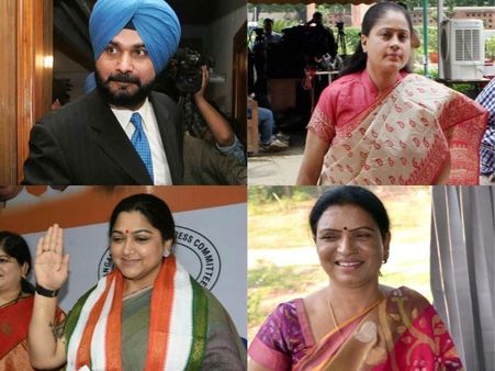 వారు నలుగురు దొంగలు: కేసీఆర్‌-కవితలపై విజయశాంతి, సిద్ధూ, ఖుష్బూ, డీకే అరుణ నిప్పులు