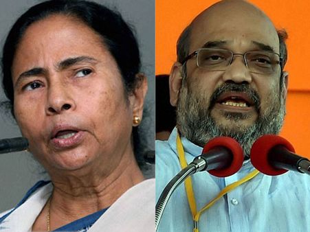 రథయాత్ర అంటే ఆమెకు భయం...ప్రజాస్వామ్యాన్ని ఖూనీ చేస్తున్నారు: అమిత్ షా