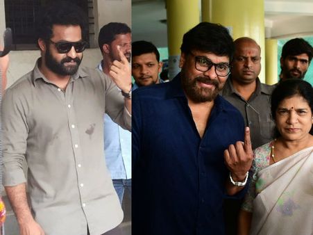 ఓటు వేసి చిరంజీవి, జూ.ఎన్టీఆర్ ఏం చెప్పారంటే? గాడిదతో సమానమని వ్యాఖ్య