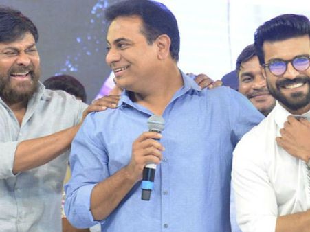 మహాత్మగాంధీతో కేటీఆర్‌ను పోల్చి.. వినయ విధేయ రామ ప్రీ రిలీజ్ ఈవెంట్లో..