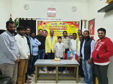 కువైట్‌-తెలుగుదేశం ఆధ్వర్యంలో ఘనంగా మంత్రి నారా లోకేష్ జన్మదిన వేడుకలు