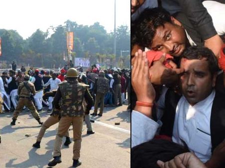 అట్టుడికిన యూపీ.. ఎస్పీ కార్యకర్తలకు లాఠీ దెబ్బలు.. బీజేపీపై దీదీ, చంద్రబాబు గుస్సా