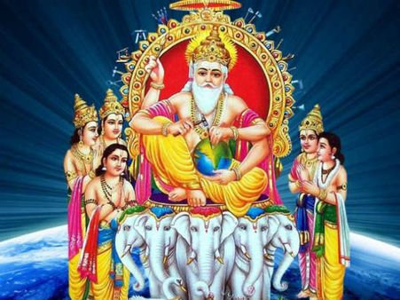  బ్రహ్మను, వేదములను సృష్టించినది విశ్వకర్మయే