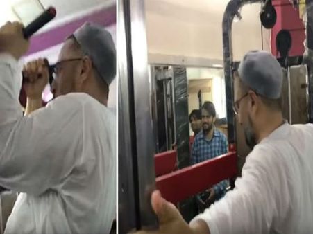 ఓట్ల వేట : ఎన్నికల కసరత్తు.. జిమ్‌లో అసదుద్దీన్