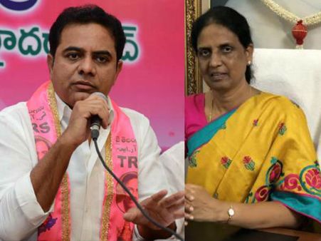 2 షరతులు: అసదుద్దీన్ ఇంట్లో కేటీఆర్‌తో సబితా భేటీ, అందుకే కాంగ్రెస్‌కు గుడ్‌బై