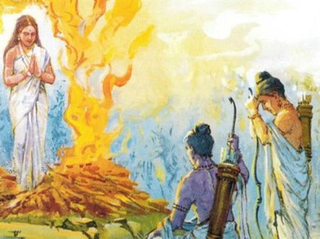 సీతమ్మ అగ్ని ప్రవేశం ఎందుకు చేసిందంటే : వాల్మీకి రామాయణం  